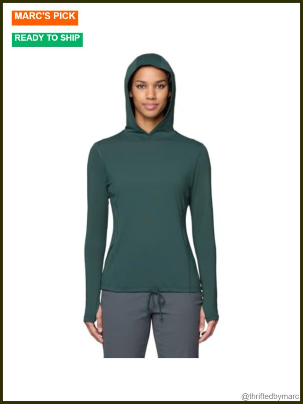 Women's Long Sleeve UPF Hoody for Hiking Camping Backpacking